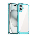 Iphone 16 Plus      Soft Gel Case    [Clear Blue]