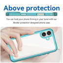 Iphone 16 Plus      Soft Gel Case    [Clear Blue]