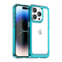 Iphone 14 Pro      Soft Gel Case    [Clear Blue]