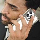 Iphone 14 Pro      Soft Gel Case    [Clear Grey]