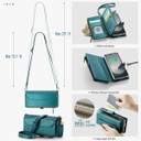 Samsung Galaxy Z Fold 6      Crossbody Wallet    [Teal]