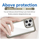 Iphone 16 Pro      Soft Gel Case    [Clear Grey]