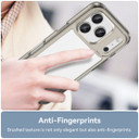 Iphone 17 Pro      Soft Gel Case    [Clear Grey]