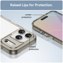 Iphone 17 Pro      Soft Gel Case    [Clear Grey]