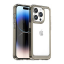 Iphone 14 Pro Max      Soft Gel Case    [Clear Grey]
