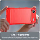 Iphone 17 Air      Carbon Fibre Case    [Red]