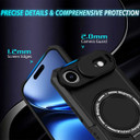 Iphone 17 Air      Magsafe Sliding Cover Case    [Black]