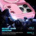 Iphone 17 Pro      Magsafe Sliding Cover Case    [Pinkwhite]