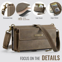 Samsung Galaxy S25 Edge      Crossbody Wallet    [Coffee]