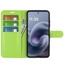 Moto G86      Pu Wallet Case    [Green]