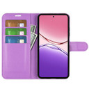 Oppo A5X      Pu Wallet Case    [Purple]