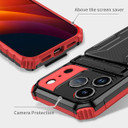 Iphone 17 Pro      Heavy Duty Case    [Red]