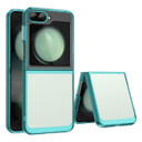 Samsung Galaxy Z Flip 7 Fe      Soft Gel Case    [Clear Blue]