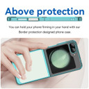 Samsung Galaxy Z Flip 7 Fe      Soft Gel Case    [Clear Blue]