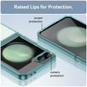 Samsung Galaxy Z Flip 7 Fe      Soft Gel Case    [Clear Blue]