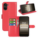 Oneplus Nord Ce5      Pu Wallet Case    [Red]