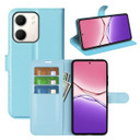 Oppo A5X      Pu Wallet Case    [Lightblue]