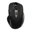 PROMATE EZGrip Ergonomic Wireless Mouse w/ Quick Forward/Back Buttons. 800/1200/1600Dpi 10m (CURSOR-BLK)