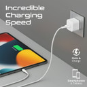 PROMATE 2M USB-A to Lightning Connector Super Flexible Cable Supports 2A Charging & 480Mbps (XCORD-AI200-WHT)