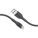 PROMATE 2M USB-A to Lightning Connector Super Flexible Cable Supports 2A Charging & 480Mbps (XCORD-AI200-BLK)