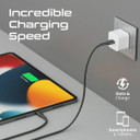 PROMATE 2M USB-A to Lightning Connector Super Flexible Cable Supports 2A Charging & 480Mbps (XCORD-AI200-BLK)