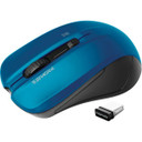PROMATE Ergonomic Wireless Mouse w/ Ambidextrous Design. 800/1200/1600Dpi 10m Working (CONTOUR-BL)