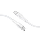 PROMATE 2m 60W USB-C to USB-C Super Flexible Cable 3A/20V Supports 3A/20V Charging & 480 (XCORD-CC200-WHT)