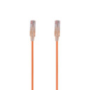 DYNAMIX 0.5m Cat6A 10G Orange UTP LSZH Patch Lead 30AWG 802.3af Unshielded Plug. (PLSO-C6-0-5)