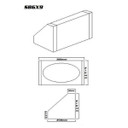 Speaker Box 6 X 9 Black / Grey Carpet Pair SB6X9