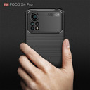 Xiaomi Poco X4 Pro 5G Carbon Fibre Brushed Case Black