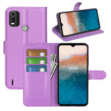 Nokia C21 Plus PU Wallet Case
 Purple