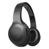 PROMATE Deep Base Bluetooth V5.0 Wireless Over-ear Headphones. Up to 5 Hours Playback, Built-in 200mAh Battery. 10m Operating Distance. Exceptional hi-res Driver Black Colour.