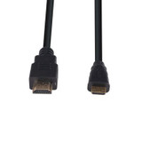 DYNAMIX 1m HDMI to HDMI Mini Cable High-Speed with Ethernet Max Res: 4K@60Hz (3840x2160)