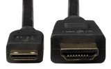 DYNAMIX 2m HDMI to HDMI Mini Cable High-Speed with Ethernet Max Res: 4K@60Hz (3840x2160)