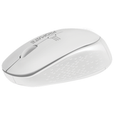 PROMATE Ergonomic Wireless Mouse 800/1200/1600 Dpi. 10m Working Range. Included Nano Receiver. Easy Plug and Play Installation. Compatible with Windows and Mac. White