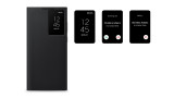 Samsung Galaxy S22+ Smart Clear View Cover (Antibacterial) Black (EF-ZS906CBEGVWV) 