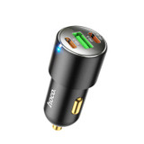 45W Dual PD+QC (USB A & C x 2) Super Fast Car Charger (NZ6)