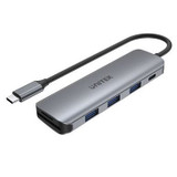 UNITEK 6-in-1 Multi-Port Hub with USB-C Connector.