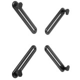 BRATECK Universal Monitor Adapter Kit. For monitors without VESA holes. Fits screens thickness 27~70mm. Mount to VESA mount 75x75 to 100x100mm.  XMA-01