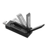 EDIMAX AC1750 Wireless Dual-band USB3.0 Adapter with 180 Adjustable Antenna. Easily Upgrade to Fastest 11ac Wi-Fi. Beamforming High Performance 3T3R MIMO.  EW-7833UAC