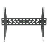 BRATECK 37''-70'' Fixed wall mount low profile TV bracket. Max load: 50Kgs. VESA support up to: 600x400. Built-in bubble level. Curved display compatible. Colour: Black.  LCD-LP10-46F