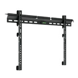 BRATECK 37"-70" Ultra-Slim Fixed Wall Bracket. Max Load: 65kg. VESA Support up to 800x400. Built-in Bubble Level. Curved Display Compatible. Colour: Black.  LCD-PLB41E