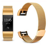 Fitbit Charge 2 Milanese Loop Strap
Gold
