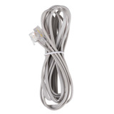 DYNAMIX 2m RJ12 to RJ45 Cable - 4C All pins connected crossed - Colour Grey