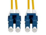 DYNAMIX 10M 9u LC/LC Duplex Single Mode G657A1 Bend Insensitive Fibre Lead. Yellow LSZH Jacket