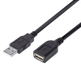 DYNAMIX 1m USB 2.0 Cable USB-A Male to USB-A Female Connectors.