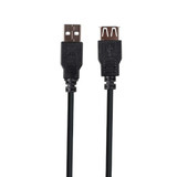 DYNAMIX 1m USB 2.0 Cable USB-A Male to USB-A Female Connectors.