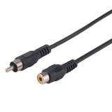 DYNAMIX 2m RCA Plug to Socket Extension Cable - 30AWG.