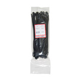 DYNAMIX 250mm x 4.8mm Cable Tie (Packs of 100) - UV Resistant Colour Black