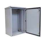DYNAMIX 18RU Outdoor Wall Mount Cabinet 611x625x915mm (WxDxH). IP65 Rated with Lockable Front Door No Fans or Filters. Wall Mount Included. Made from Rolled Steel.